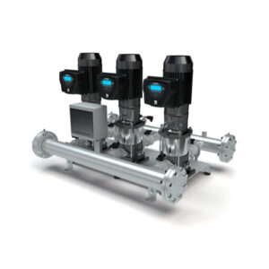 Three-phase three-pump pressure boosters with E-SPD+, the new generation EBARA inverter